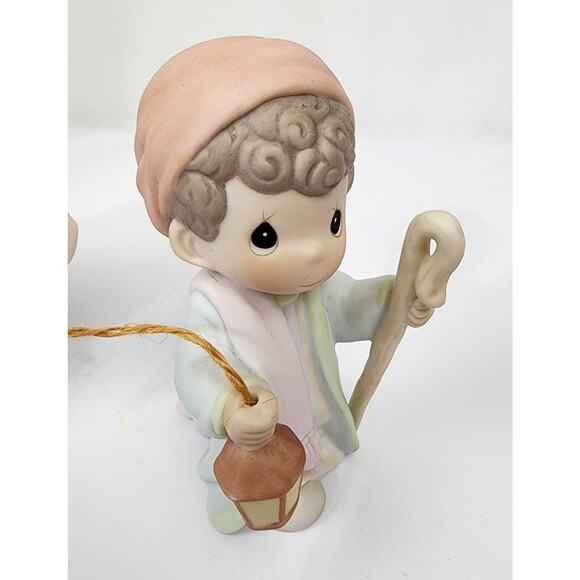 2 Piece Precious Moments Flight Into Egypt 1998 #455970 Joseph Mary Jesus - Picture 3 of 12